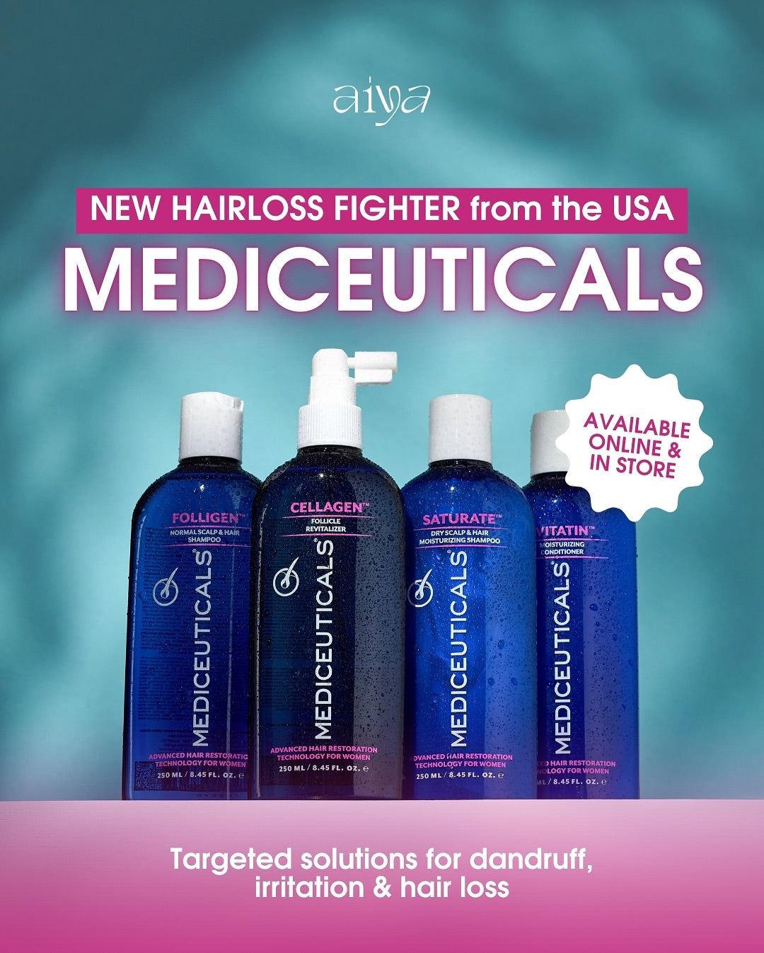 Mediceuticals at Aiya: Targeted Scalp Care for Stronger, Healthier Hair