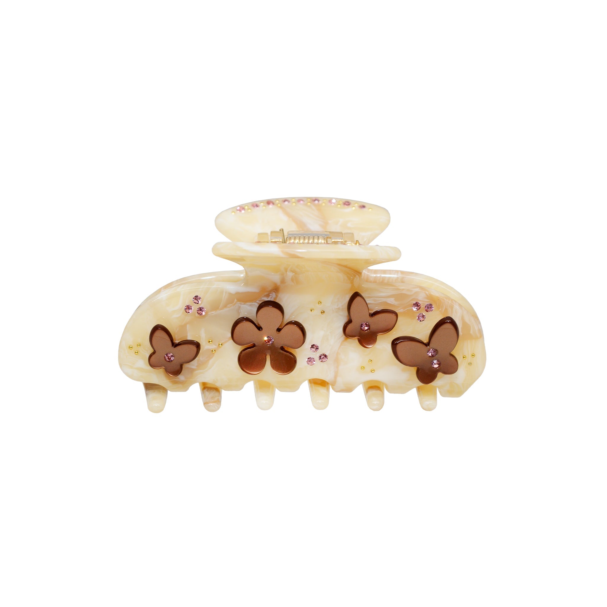 Emi Jay Sweetheart Clip Cocoa Chantilly Angel Food
